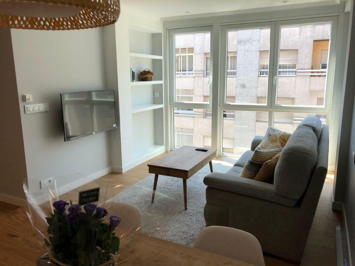 Apt Moderno Centrico Y Soleado Понтеведра Екстериор снимка