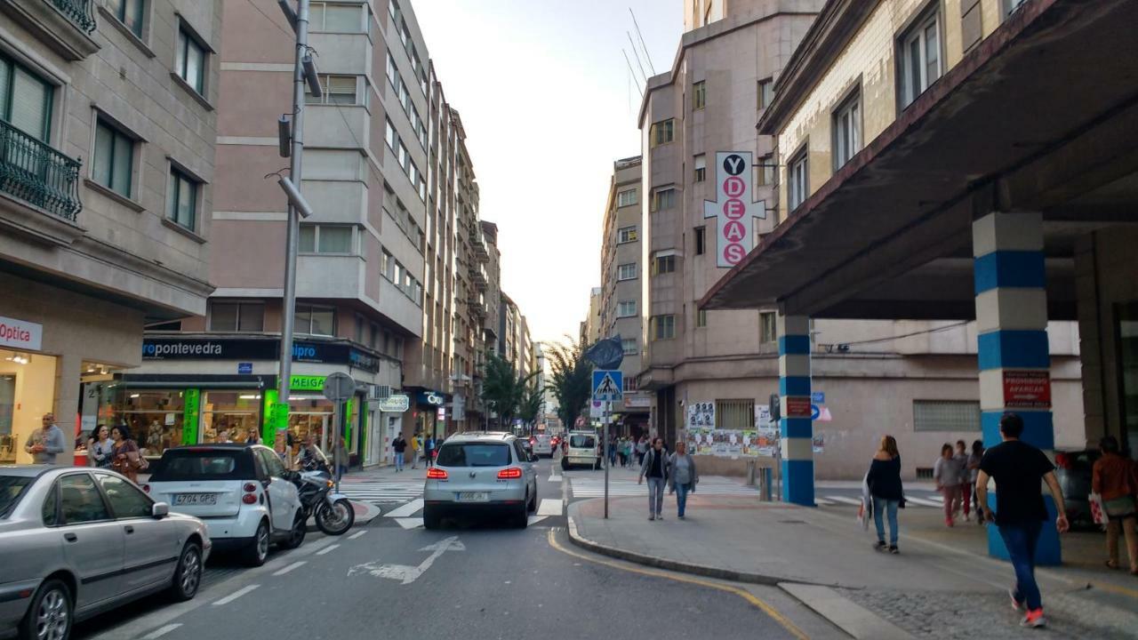 Apt Moderno Centrico Y Soleado Понтеведра Екстериор снимка